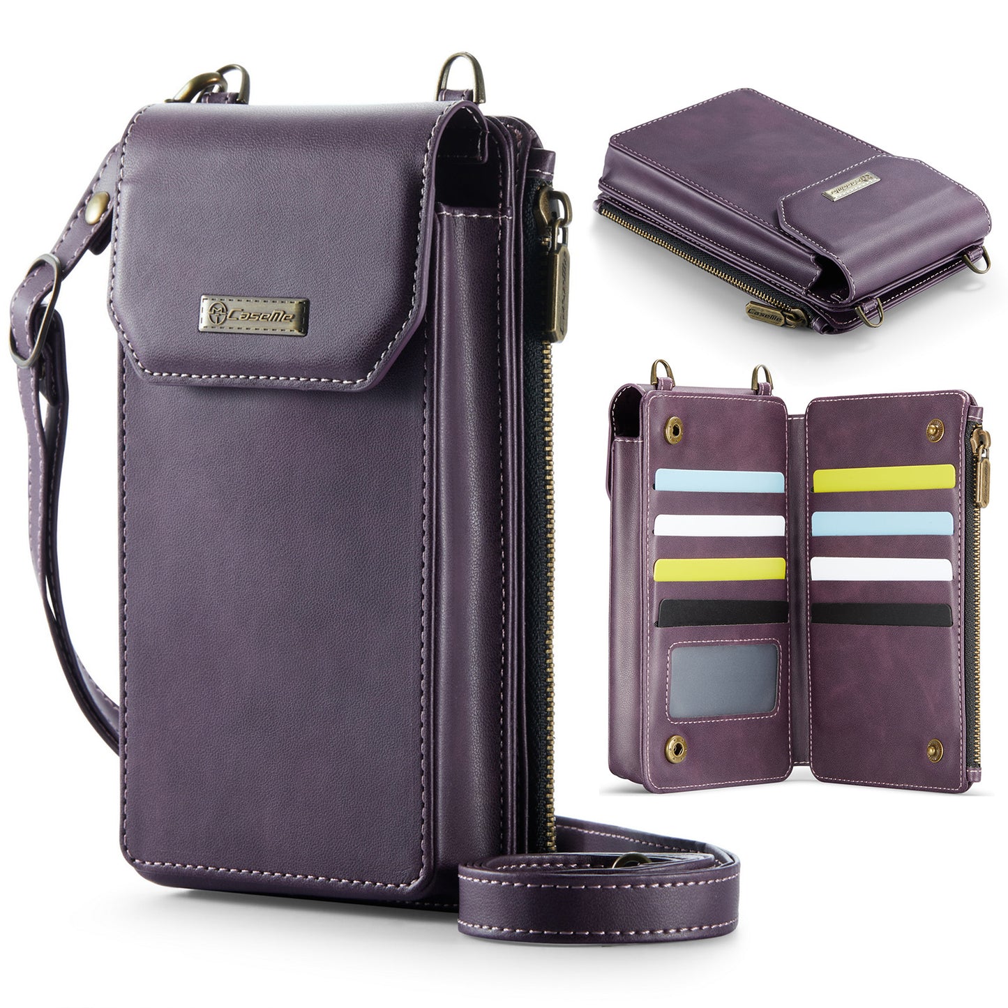 RFID Blocking Crossbody Phone Wallet