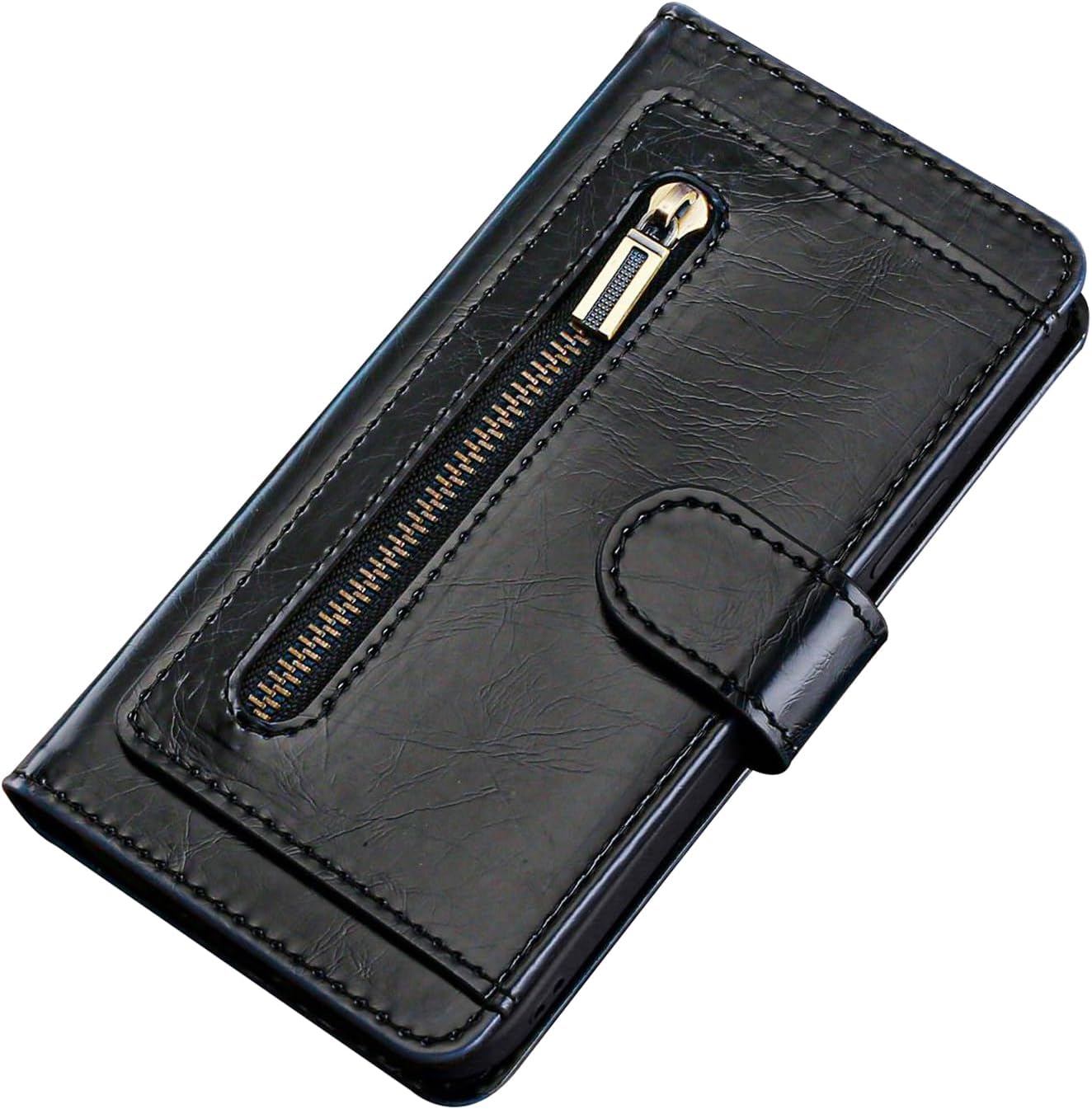 Leather Flip Wallet Phone Cover for iPhone