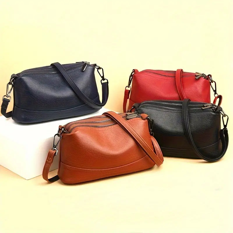 Genuine Leather Fashionable Women's Crossbody Bag