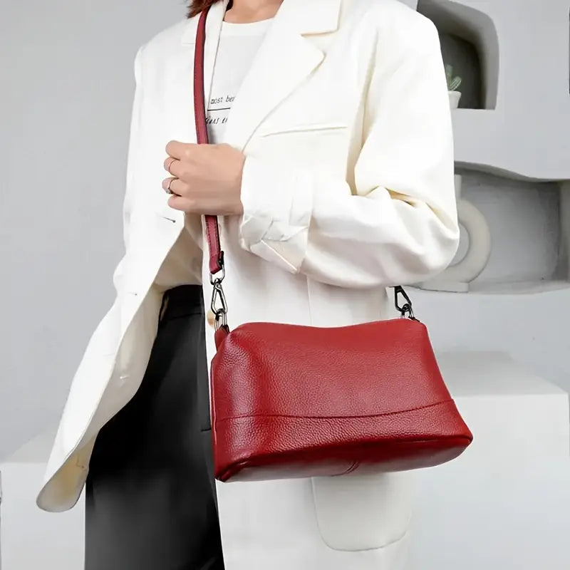 Genuine Leather Fashionable Women's Crossbody Bag