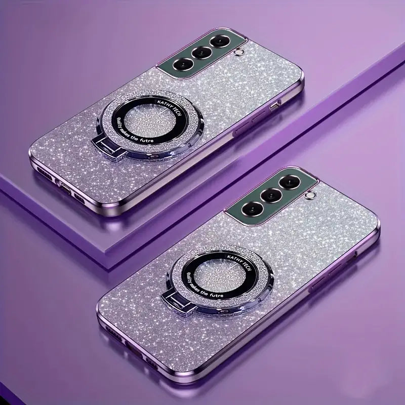 High-end Fashion Gradient Flash Powder Phone Case for Samsung Galaxy