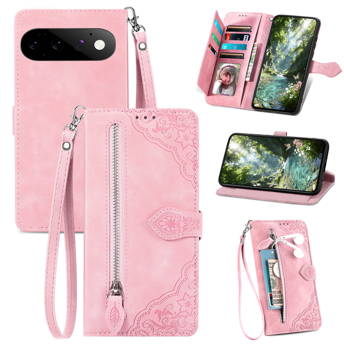 Versatile Elegance Wallet Flip Case for Google Pixel 11
