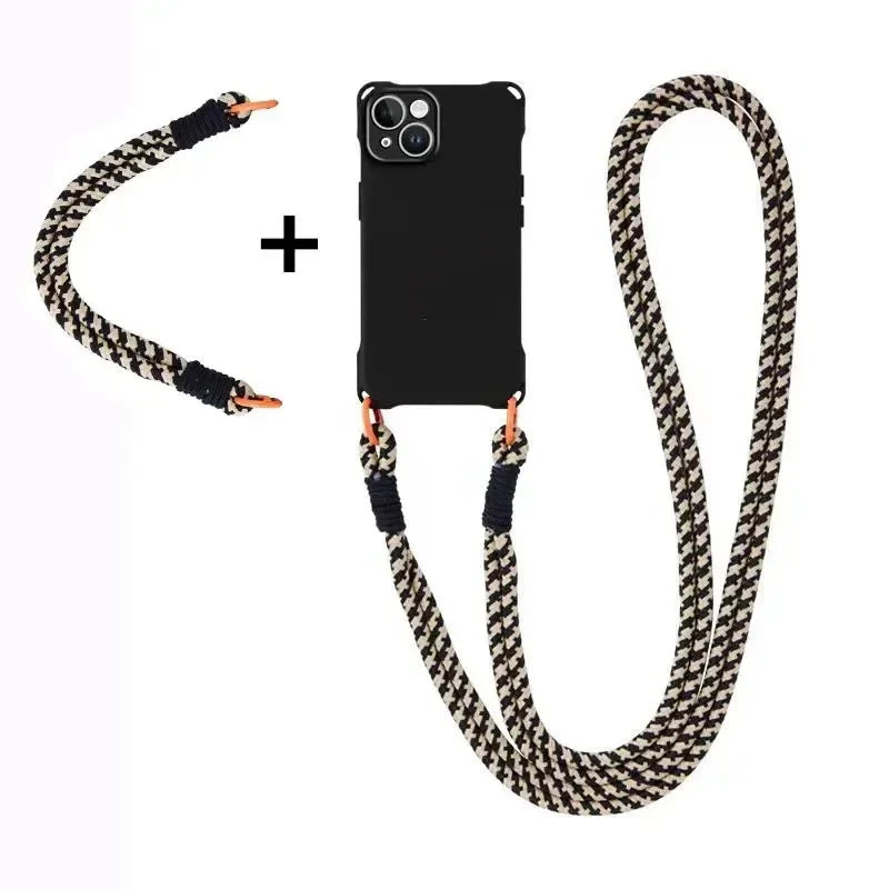 Crossbody Necklace Cord Lanyard Phone Case for iPhone
