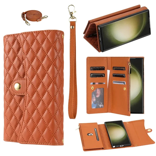 Crossbody Wallet Case for Samsung Galaxy