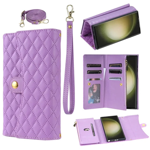 Crossbody Wallet Case for Samsung Galaxy