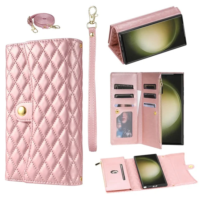 Crossbody Wallet Case for Samsung Galaxy