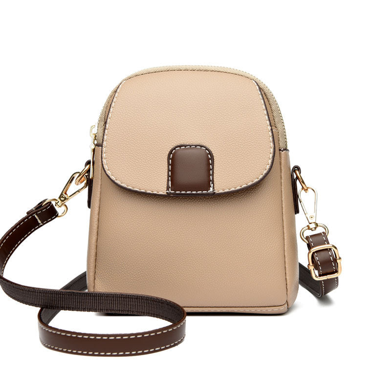 2025 New Women's Soft Leather Crossbody Bag - Mini Shoulder Purse, Fashion Phone Bag with Adjustable Strap