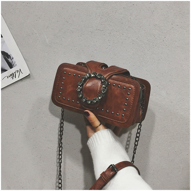 Women's Fashion Retro Clutch Chain Shoulder Bag