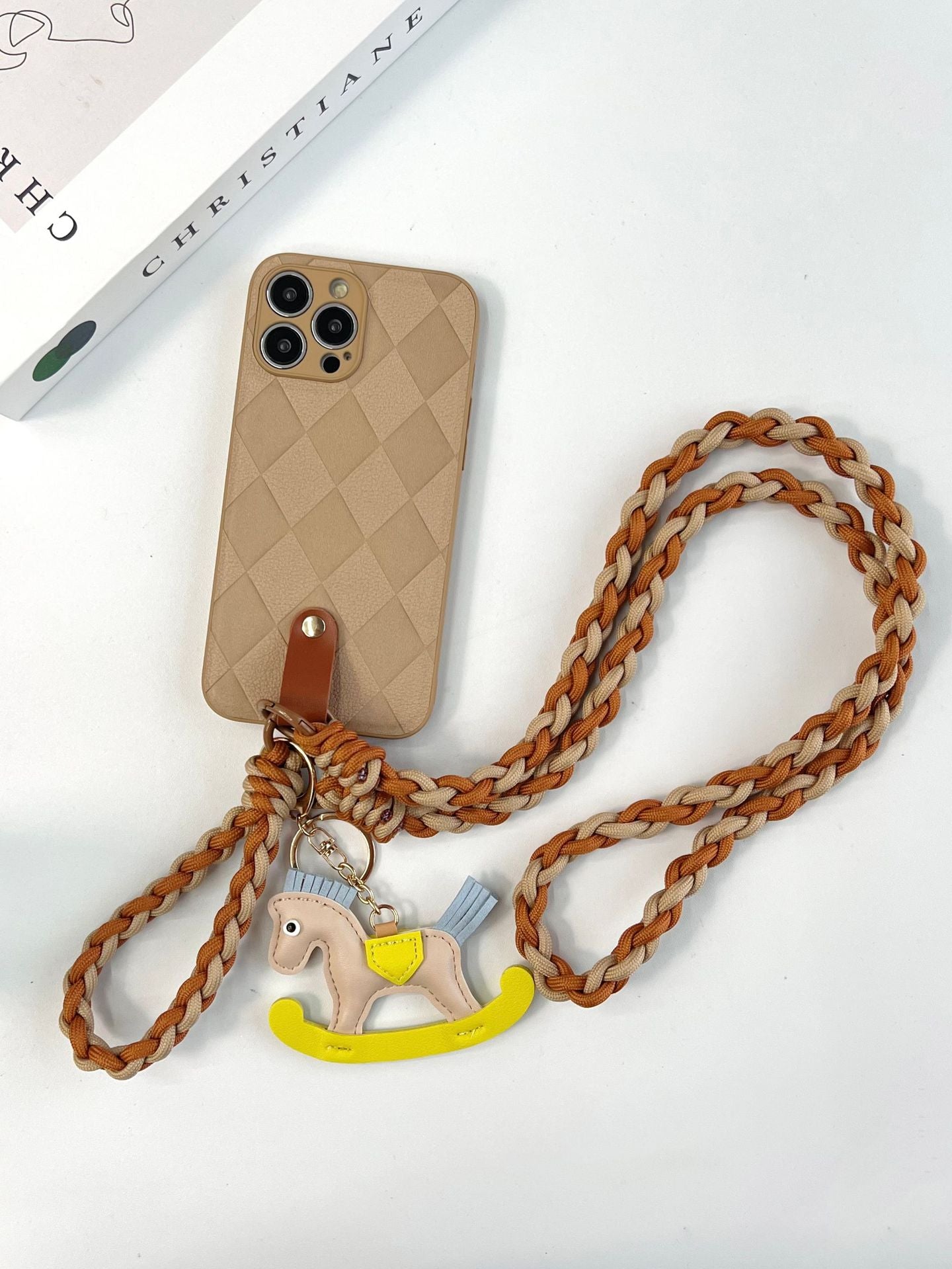 Rocking Horse Braided Rope Phone Case for iPhone