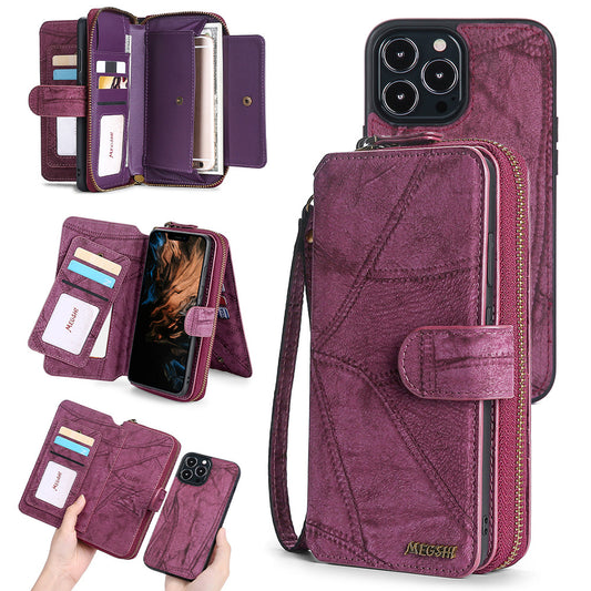 Premium Wallet Phone Case With Wrist Strap for for Samsung Galaxy