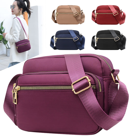New Oxford Women's Nylon Crossbody Bag - Lightweight Phone Pocket Messenger Shoulder Handbag, Water-resistant Casual Daily Use