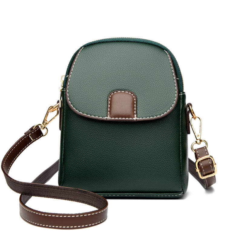 2025 New Women's Soft Leather Crossbody Bag - Mini Shoulder Purse, Fashion Phone Bag with Adjustable Strap