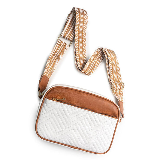 New Women's Multi-Zipper Small Crossbody Bag with Wide Shoulder Strap - PU Leather Phone Wallet Shoulder Bag