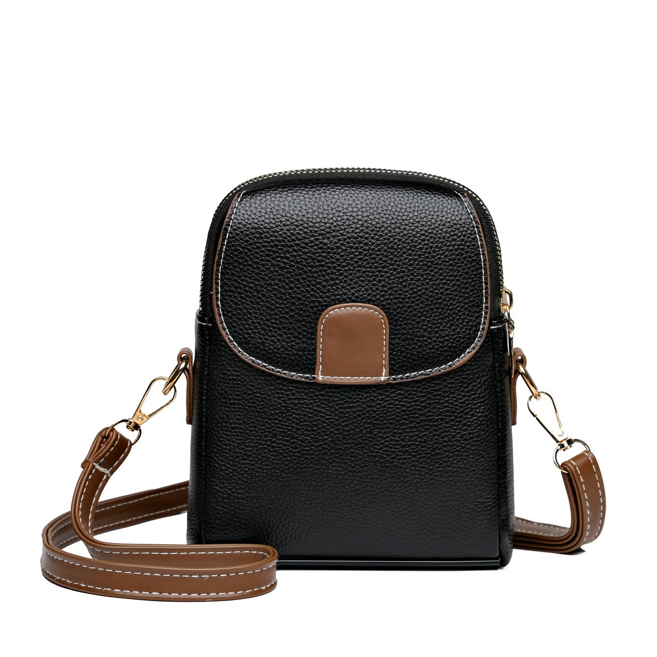 2025 New Women's Soft Leather Crossbody Bag - Mini Shoulder Purse, Fashion Phone Bag with Adjustable Strap