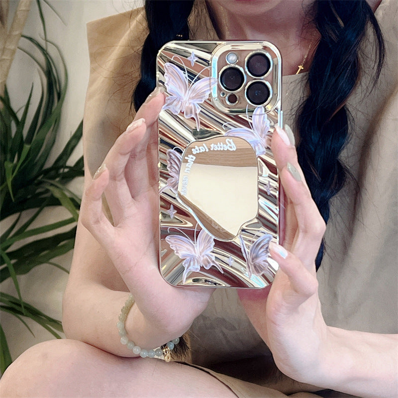 Butterfly Mirror Soft iPhone Case