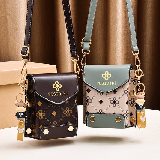 2025 New Women's Mini Square Crossbody Bag - Retro Shoulder Purse, Fashion Phone Bag with Adjustable Strap