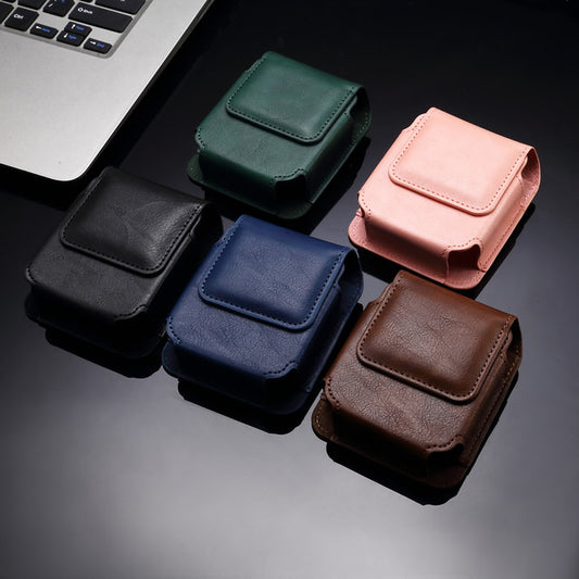 Premium Genuine Leather Phone Belt Pouch - for Folding Screen Phones