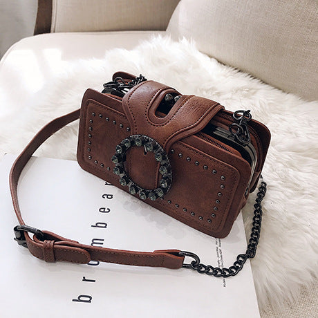 Women's Fashion Retro Clutch Chain Shoulder Bag