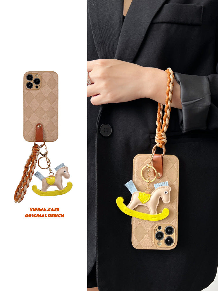 Rocking Horse Braided Rope Phone Case for iPhone