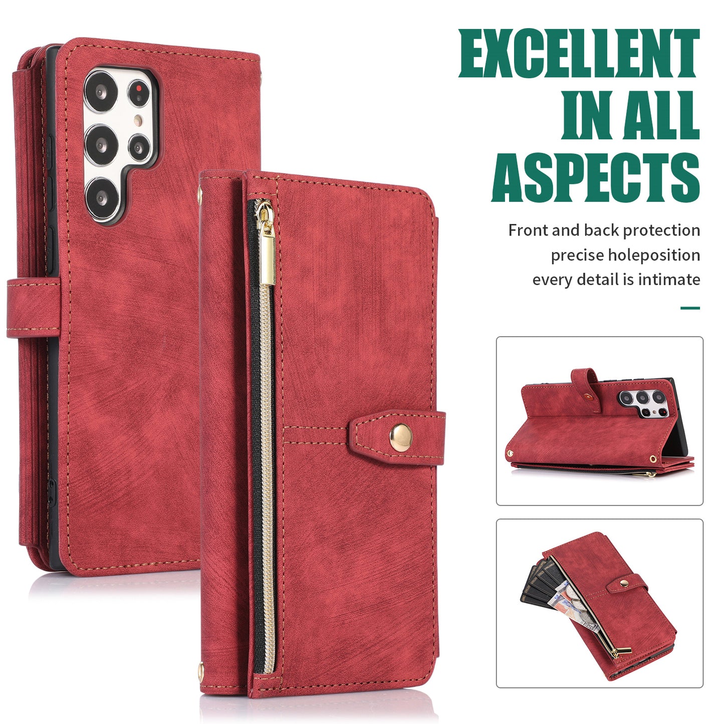 Crossbody Wallet Phone Case for Samsung Galaxy