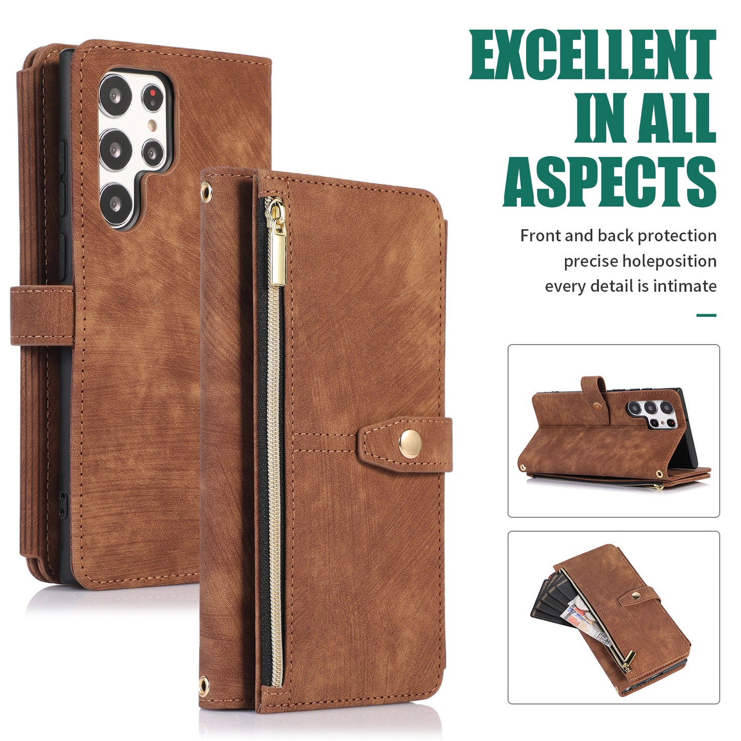 Crossbody Wallet Phone Case for Samsung Galaxy