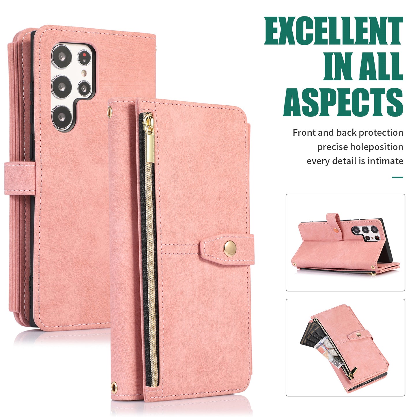 Crossbody Wallet Phone Case for Samsung Galaxy