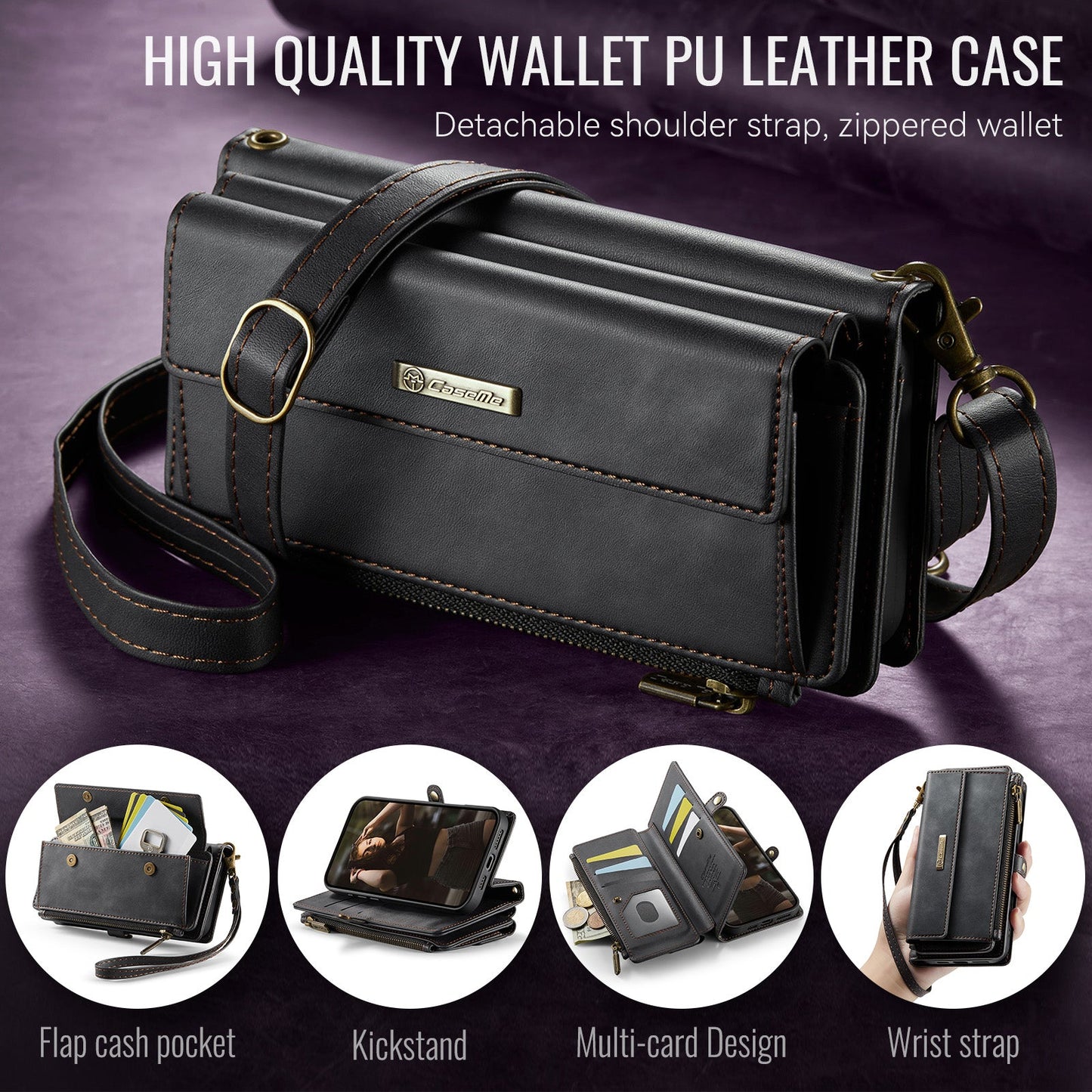 Hight Quality Wallet Leather Case  for iPhone 17 Series