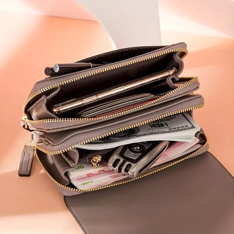 Fashionable RFID Blocking Crossbody Bag