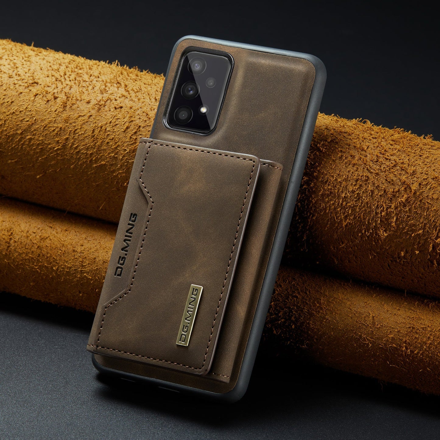 2-in-1 abnehmbare Leder-Brieftaschenhülle für Samsung Galaxy