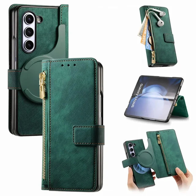 RFID 2-in-1 Detachable Wallet Magnetic Case for Samsung Galaxy Z Fold