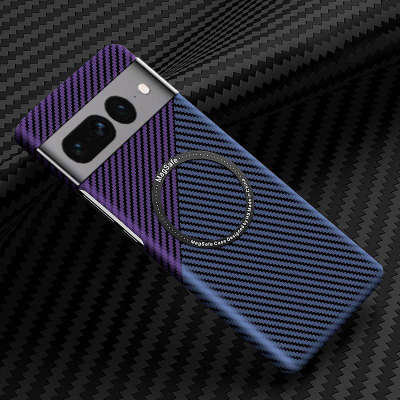 Ultra-thin Carbon Fiber Style Magnetic Case for Google Pixel